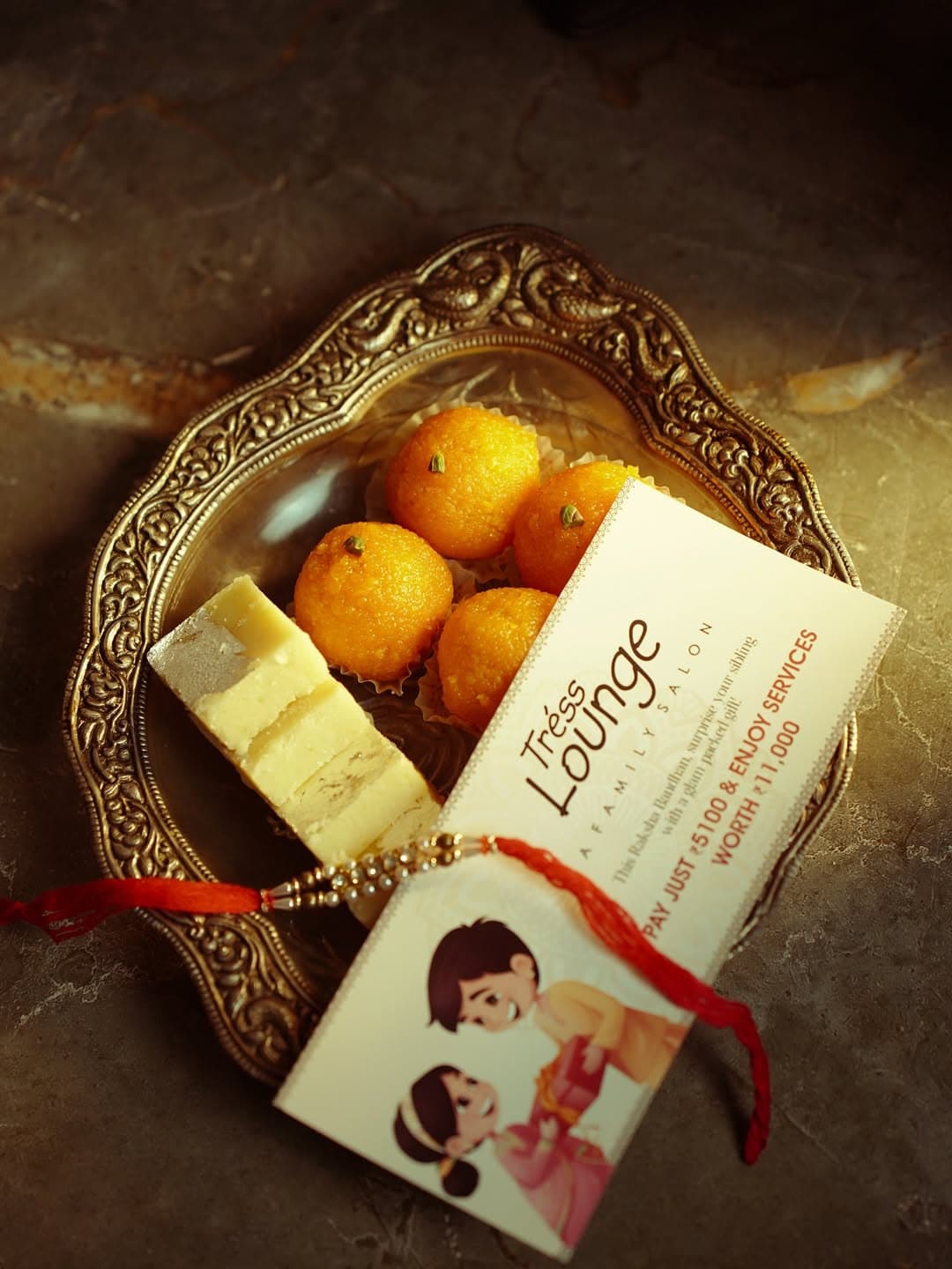 Tress Lounge salon and spa branding design