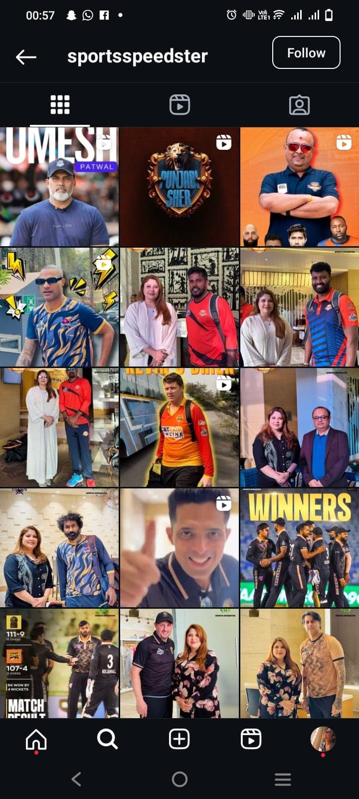 Sports Speedster social media presence and engagement