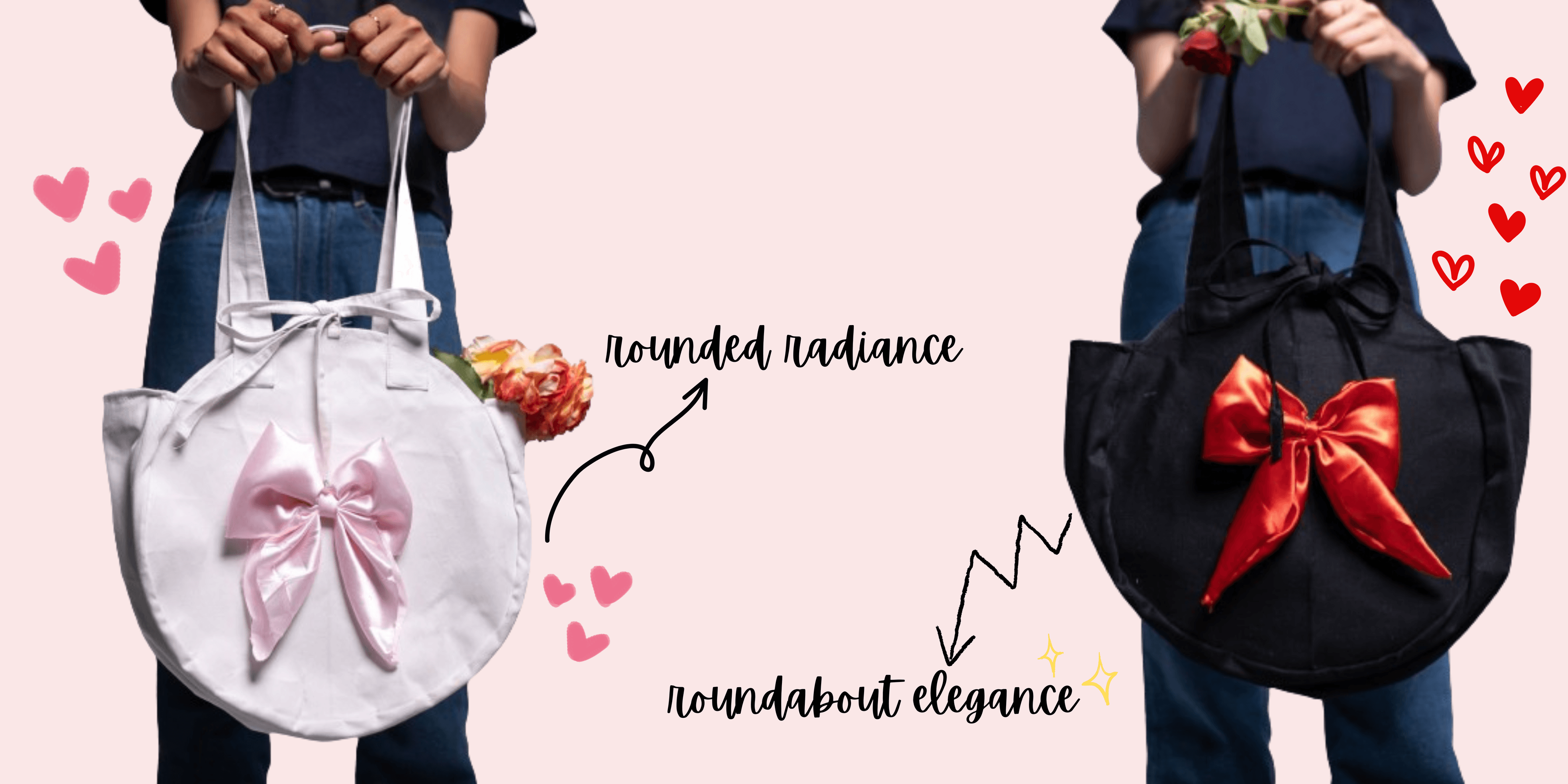 Rounded design social media graphics